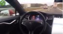 British man caught on video leaving driver's seat after turning on Tesla autopilot