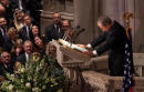 'The Brightest of a Thousand Points of Light.' George W. Bush Chokes Up Eulogizing His Father
