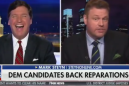 Tucker Carlson: Fox News host laughs along with guest after he suggests black people 'need to move on' from slavery