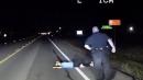 Woman Seen Sleeping in Road on Police Dashcam Video in Texas