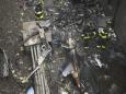 Aerials show rooftop view of NY copter crash
