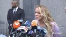 Stormy Daniels statement outside NYC courthouse