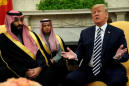 Trump praises U.S. military sales to Saudi as he welcomes crown prince