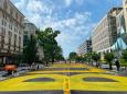 'Black Lives Matter' painted in 50-foot yellow letters near White House to honor George Floyd protesters