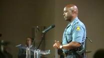 Patrol Captain Johnson tells Brown family "I'm sorry"